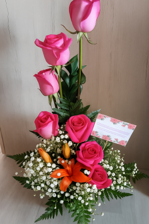 Torre rosas y lirio R04