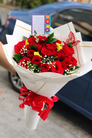 Bouquet amor x 24 rosas R11